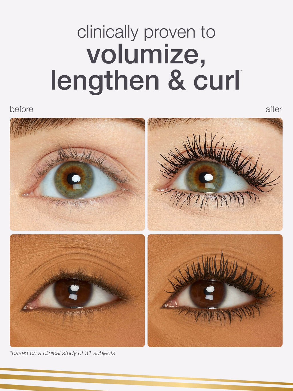 travel-size tartelette™ tubing mascara