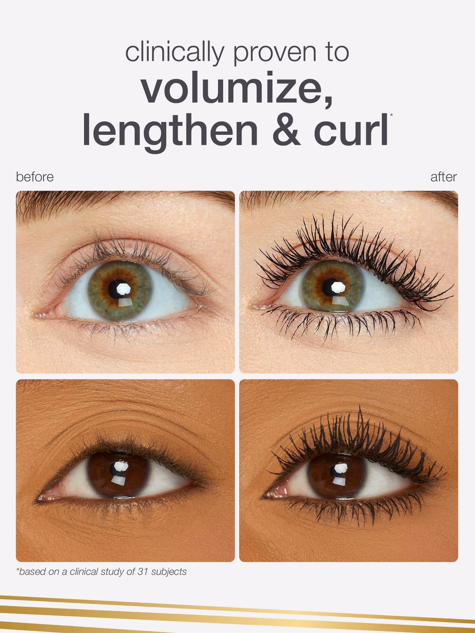 travel-size tartelette™ tubing mascara